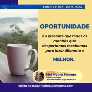 Oportunidade acontece